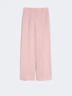 Woollen cloth palazzo trousers - ANTIQUE ROSE
