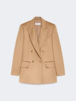 Zibeline camel Olimpia Jacket - CAMEL