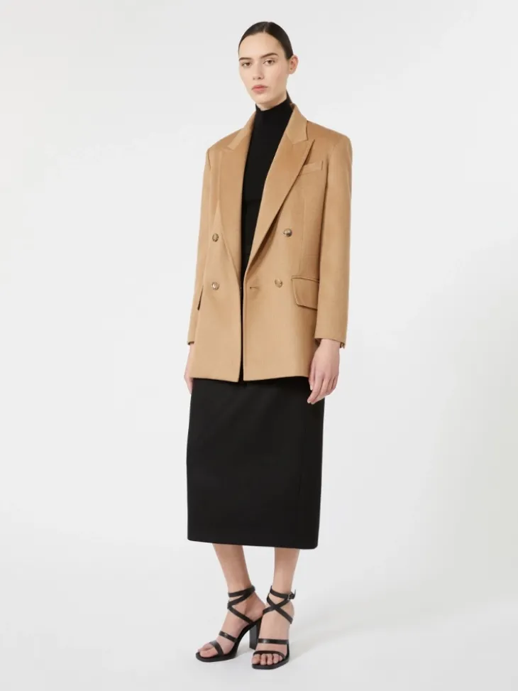 Zibeline camel Olimpia Jacket - CAMEL