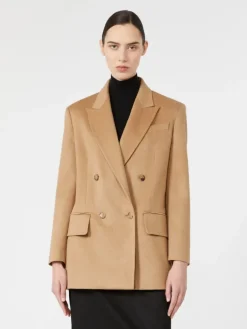 Zibeline camel Olimpia Jacket - CAMEL