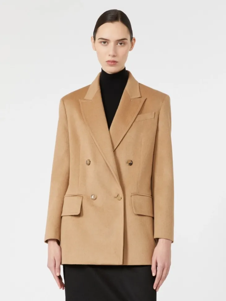 Zibeline camel Olimpia Jacket - CAMEL